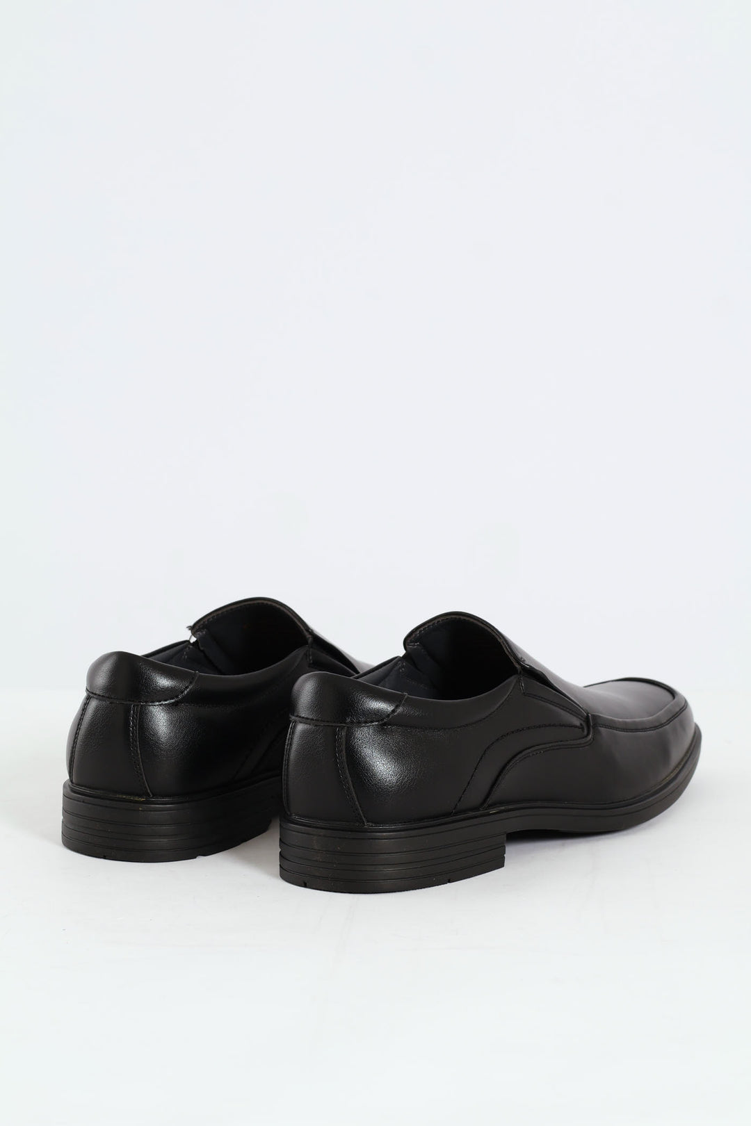 Slip On Square Toe Formal Shoe - Black