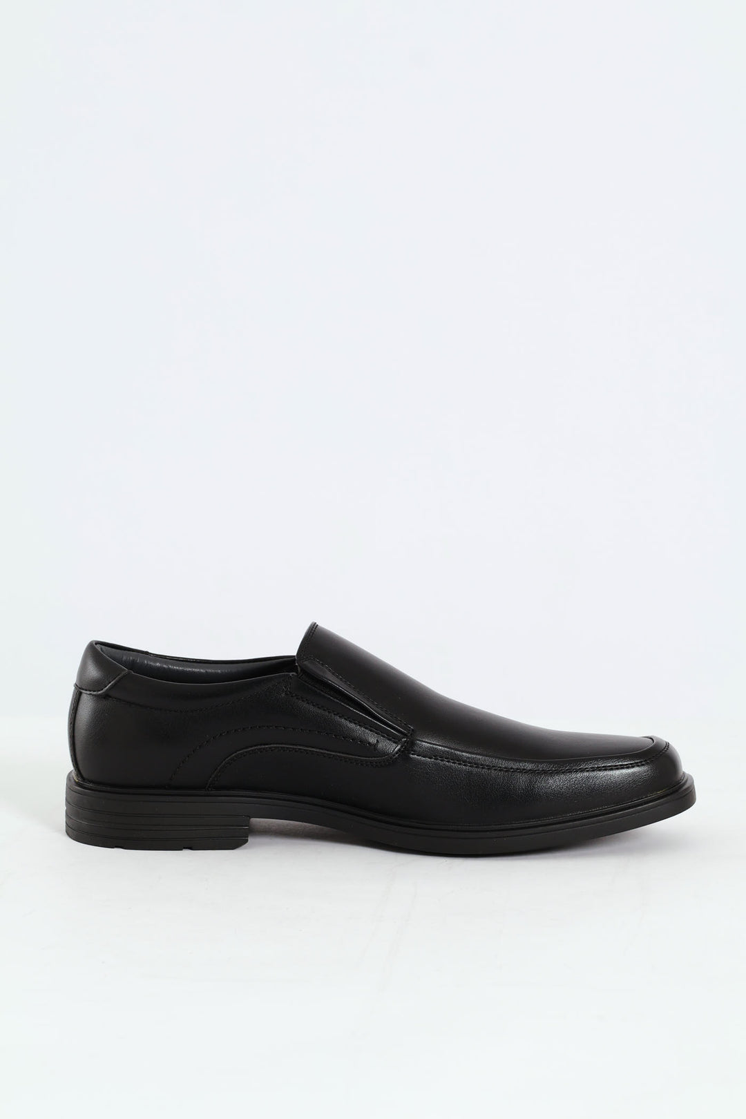 Slip On Square Toe Formal Shoe - Black