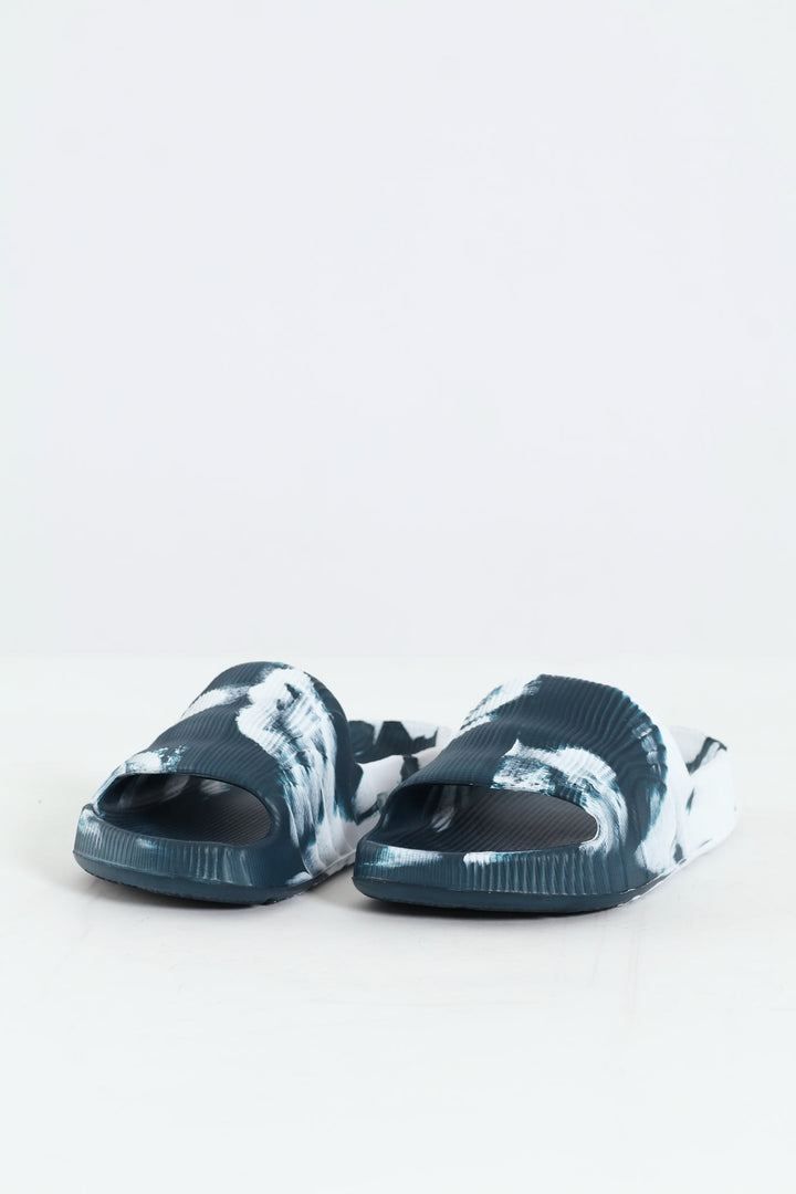 Boys 3D Moulded Slide - Teal