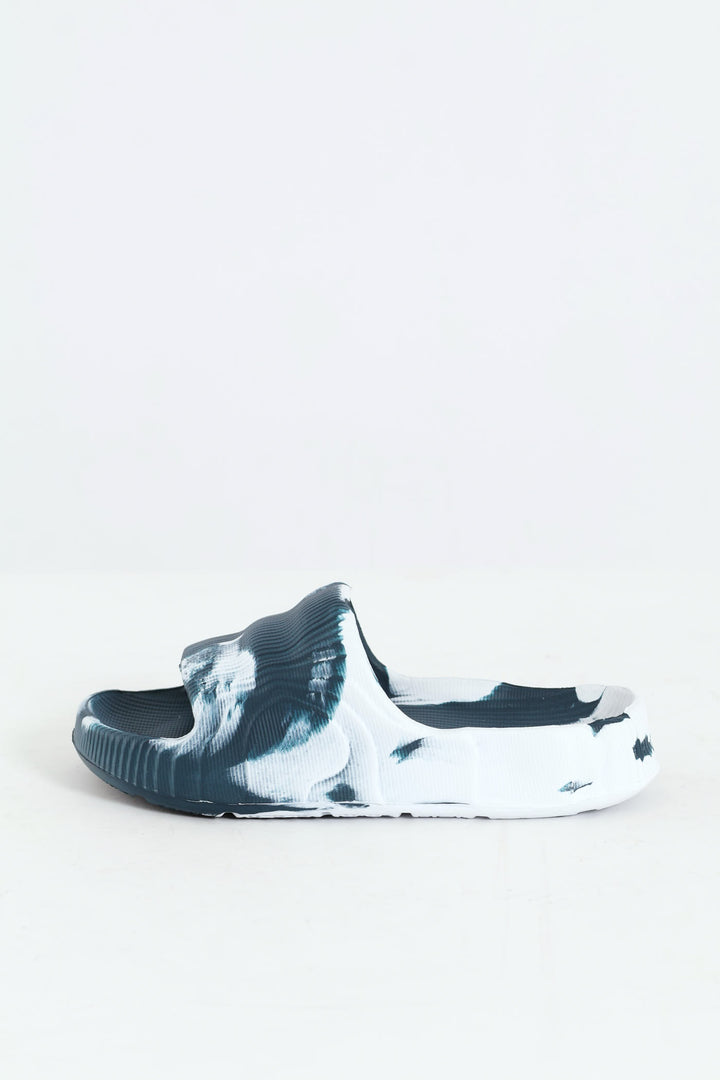 Boys 3D Moulded Slide - Teal