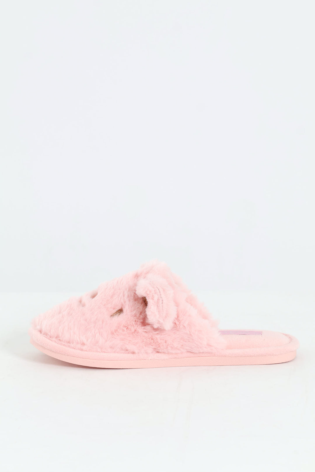 Kat Face Closed Toe Slipper - Pink