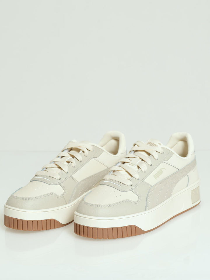 Carina Street Sneaker - White/Beige