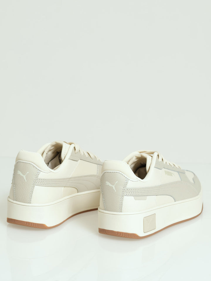 Carina Street Sneaker - White/Beige