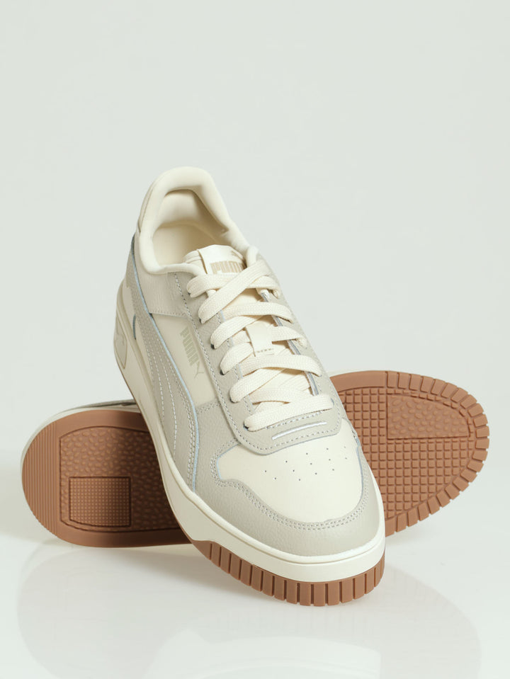 Carina Street Sneaker - White/Beige