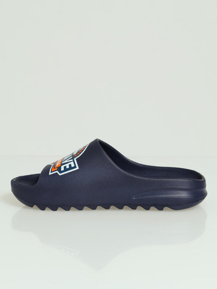 Boys Basketball Slide Sandal - Navy