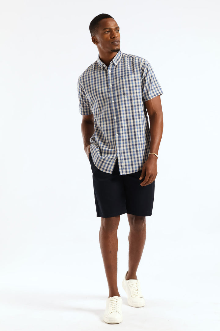 Plain Chino Short - Navy