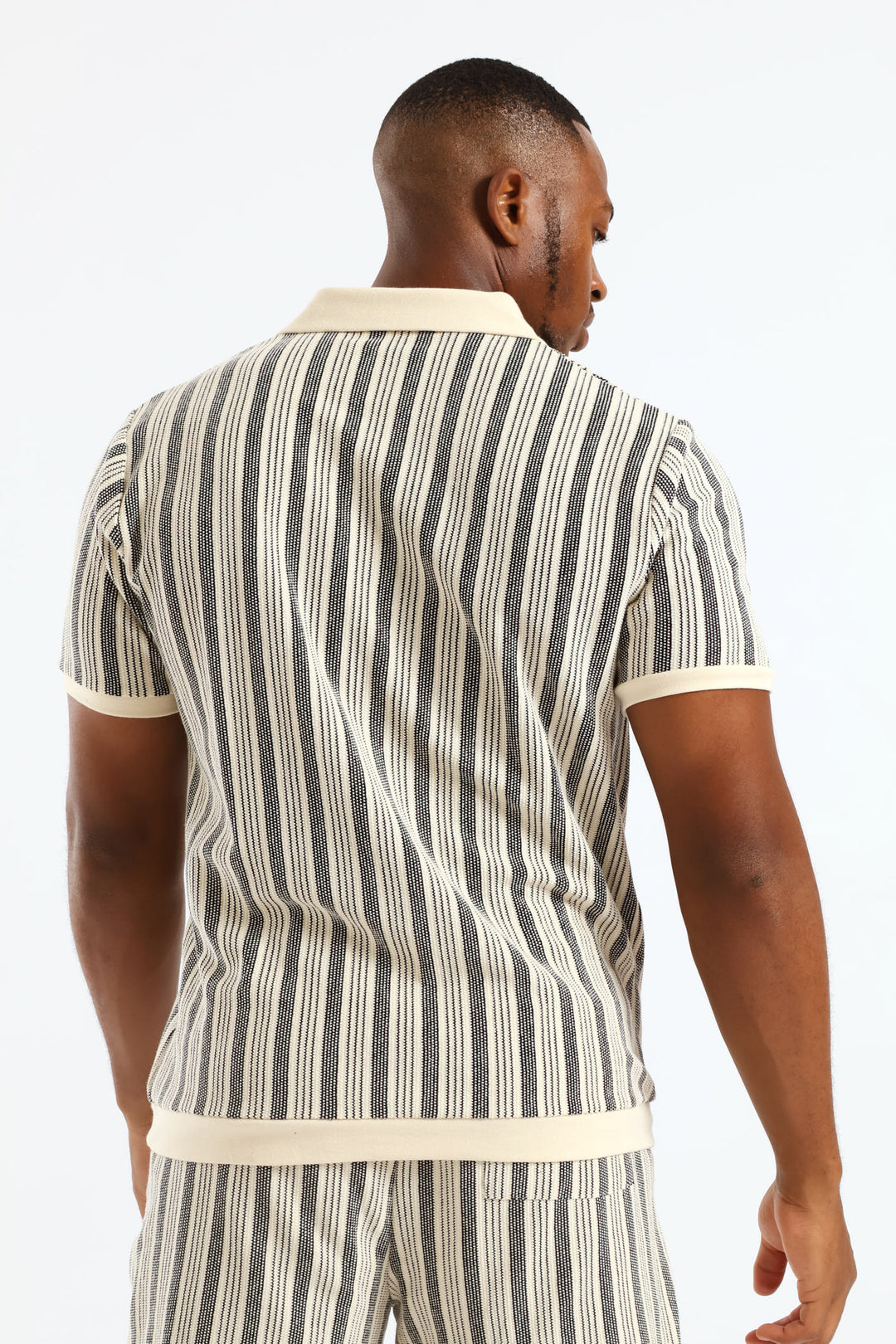 Surf Int Stripe Shirt - Off White
