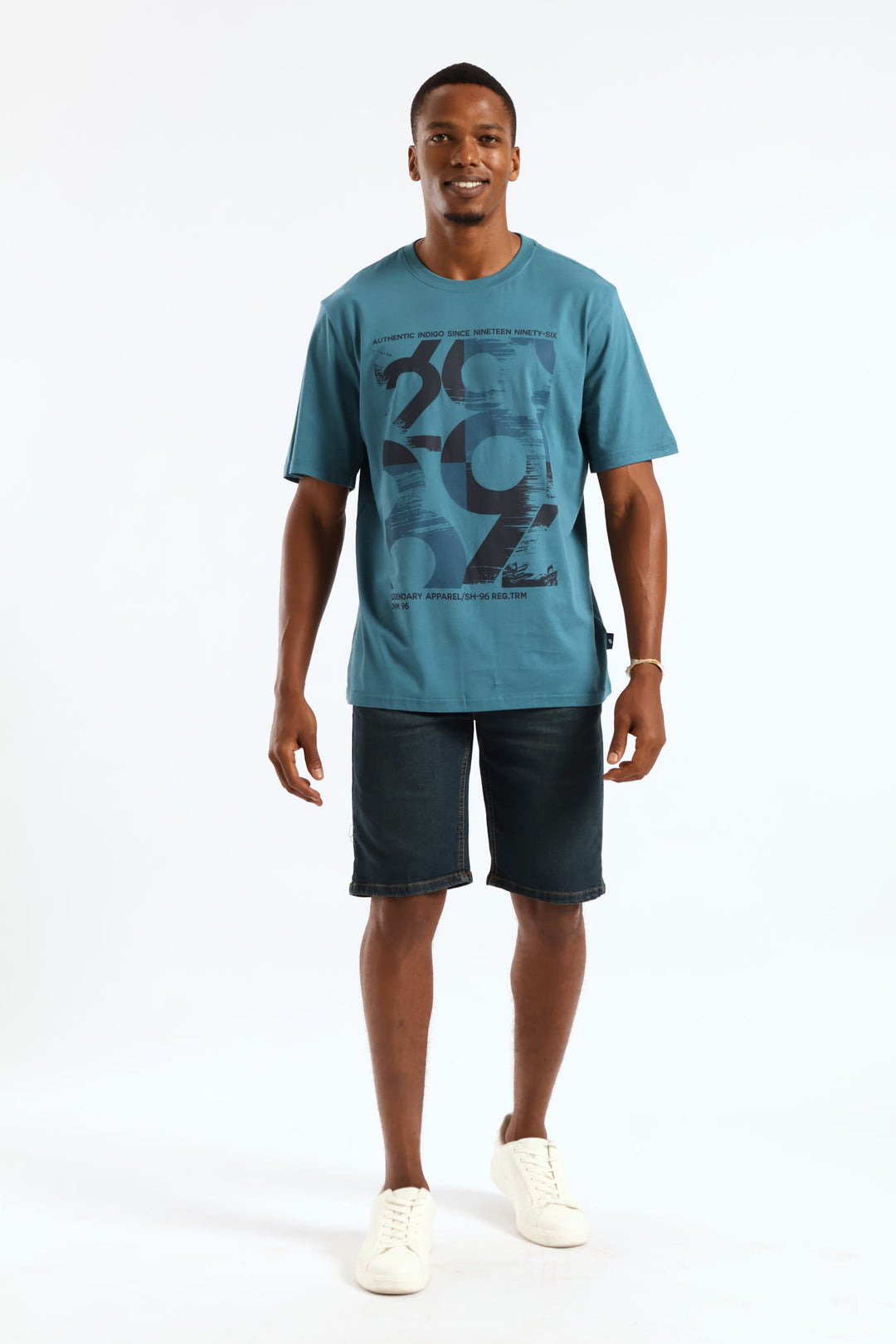 1962 Block Tee - Teal