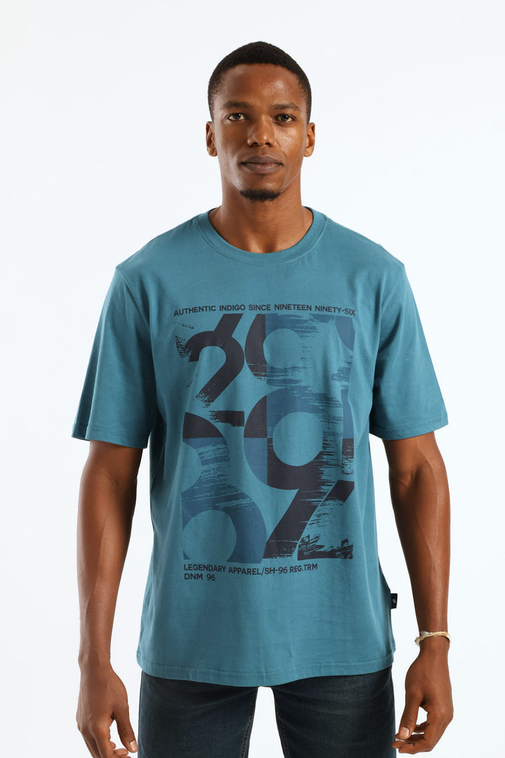 1962 Block Tee - Teal