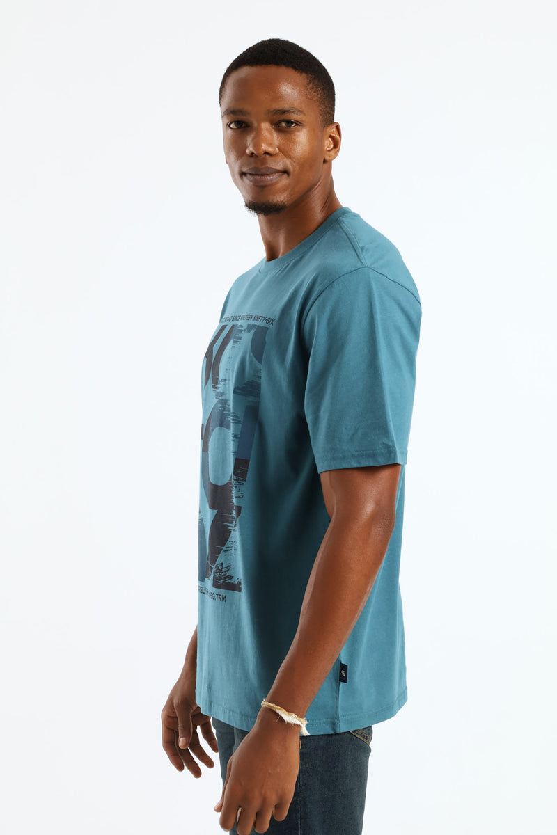 1962 Block Tee - Teal