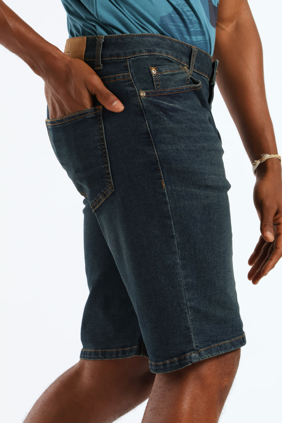 Dark Tint Denim Short - Dark Wash