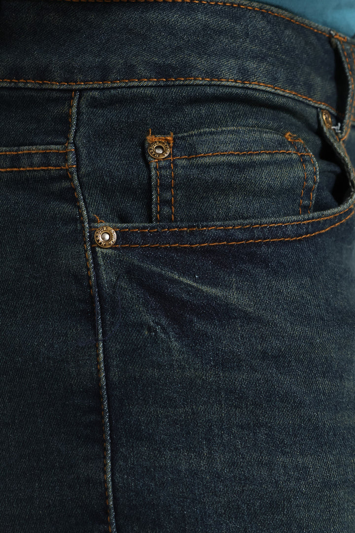 Dark Tint Denim Short - Dark Wash