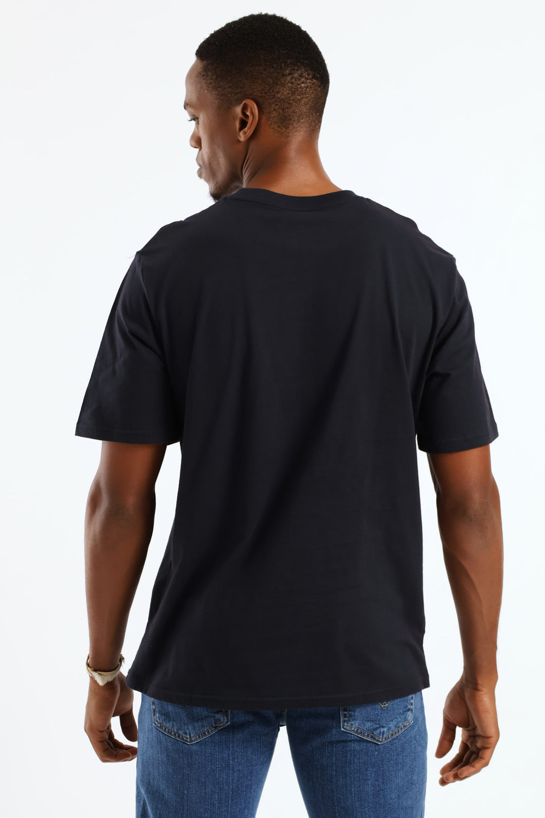 Hd Basic Crew Neck T-Shirt - Navy
