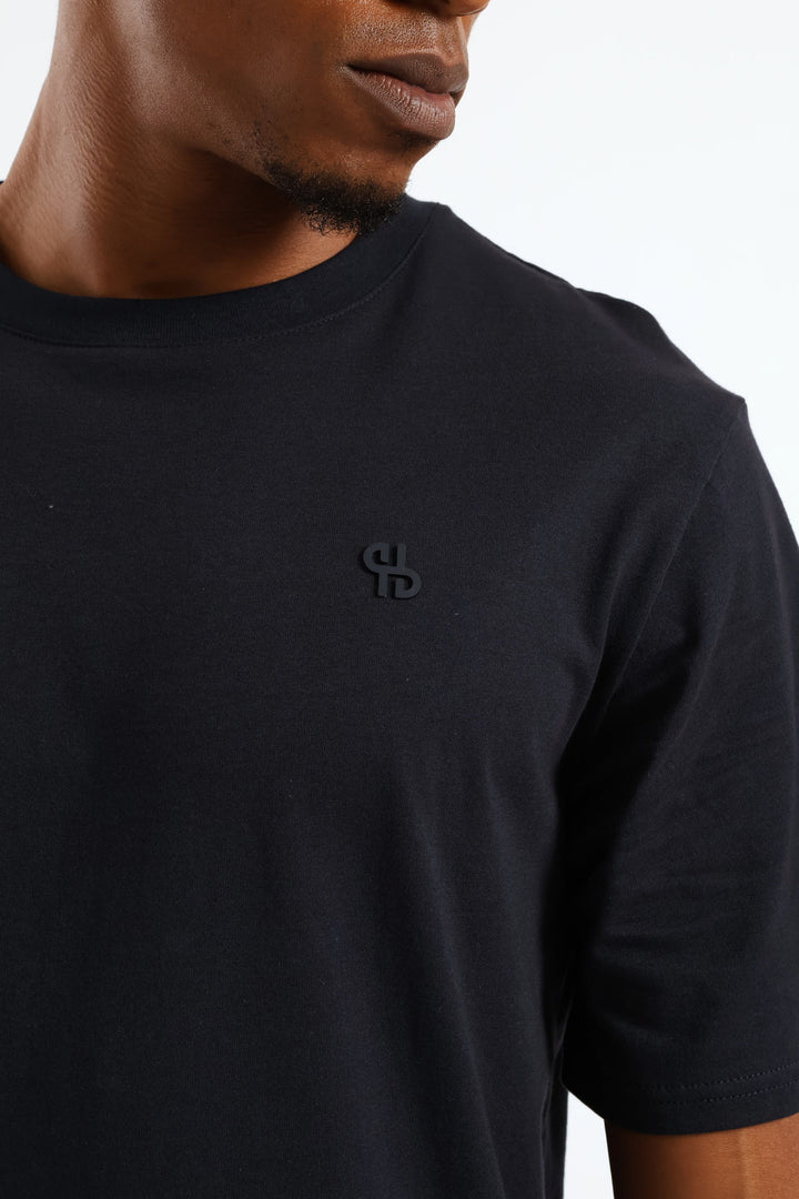 Hd Basic Crew Neck T-Shirt - Navy