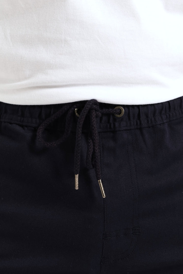 Elastic Short - Navy