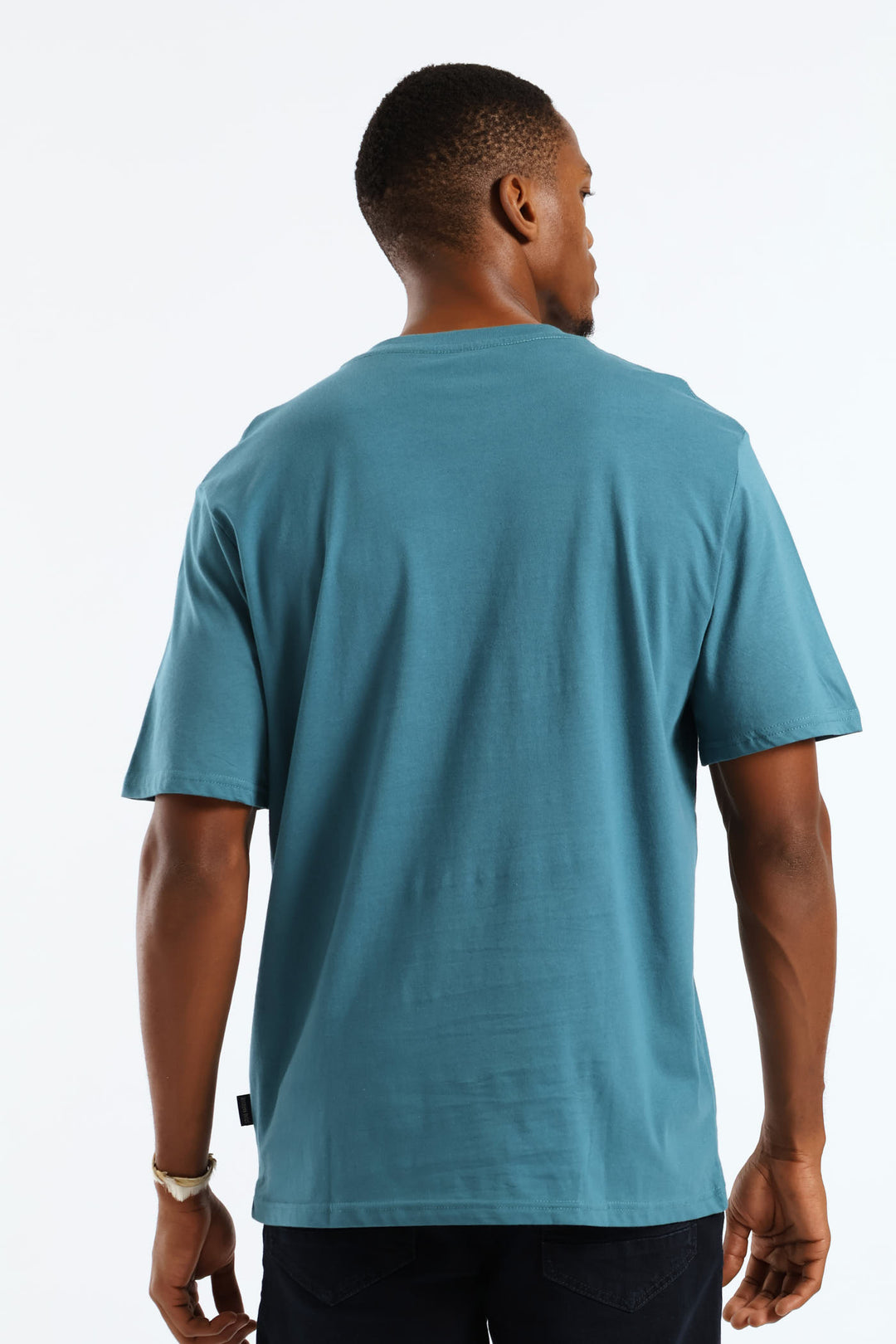 Original Chest Print Tee - Teal