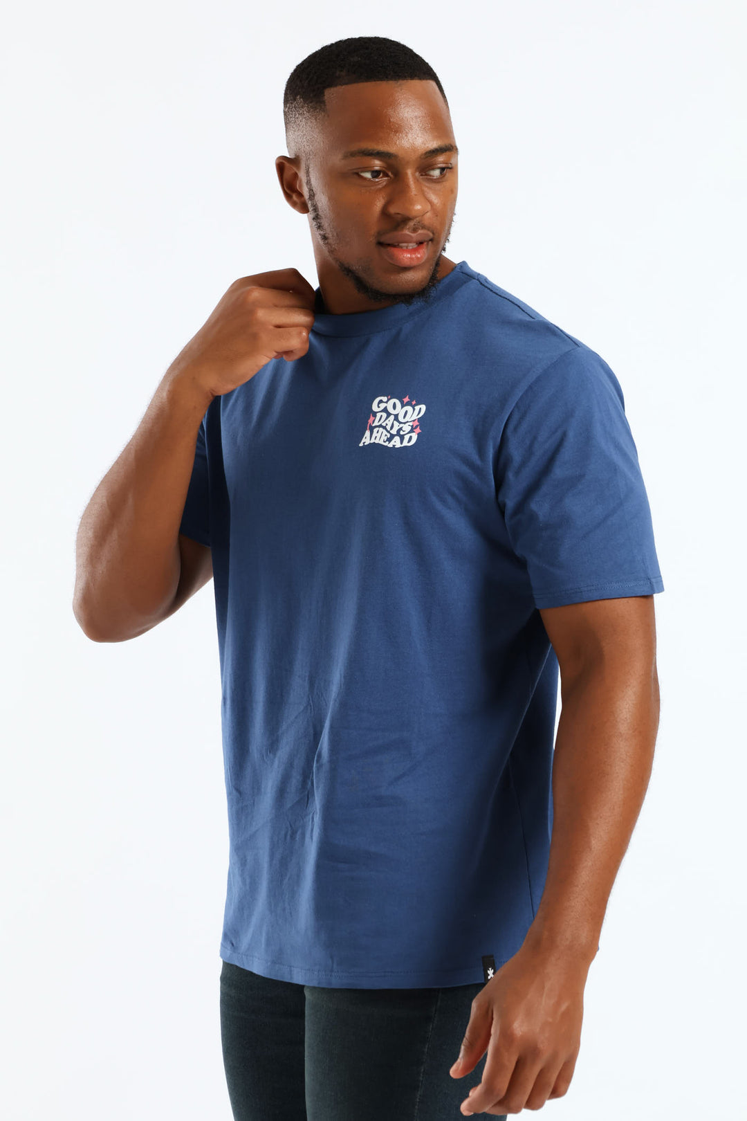 Good Days Front & Back Tee - Blue