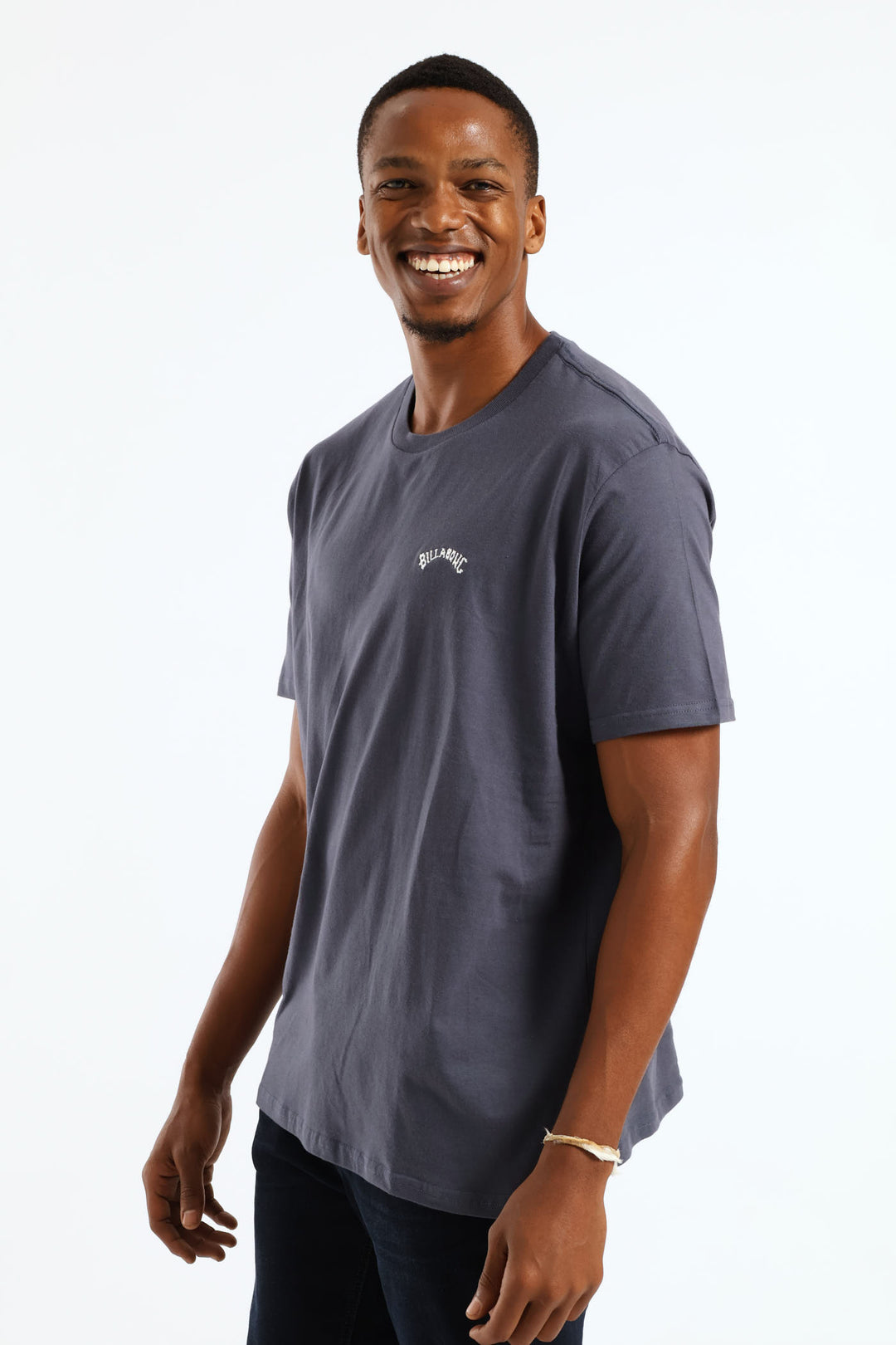 All Day Embroidered Tee - Navy