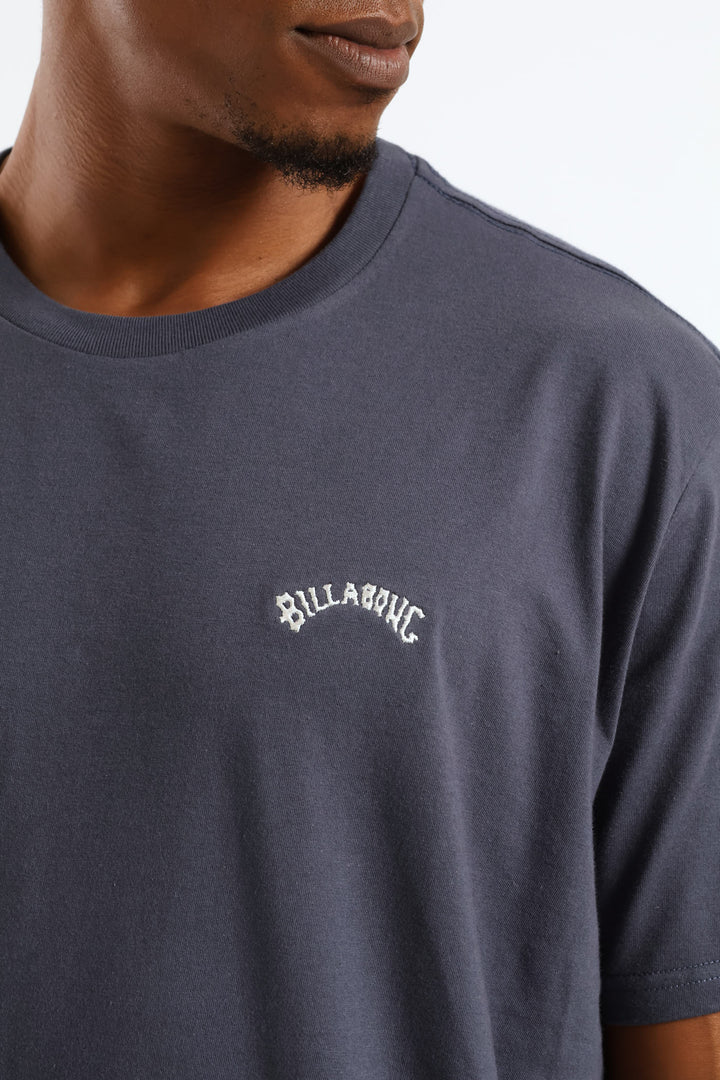 All Day Embroidered Tee - Navy