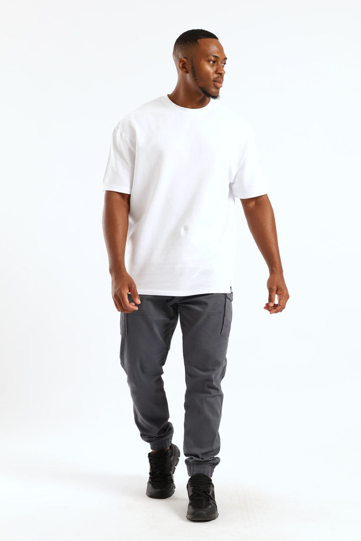 Boxy Basic Tee - White
