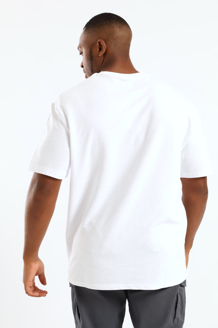 Boxy Basic Tee - White