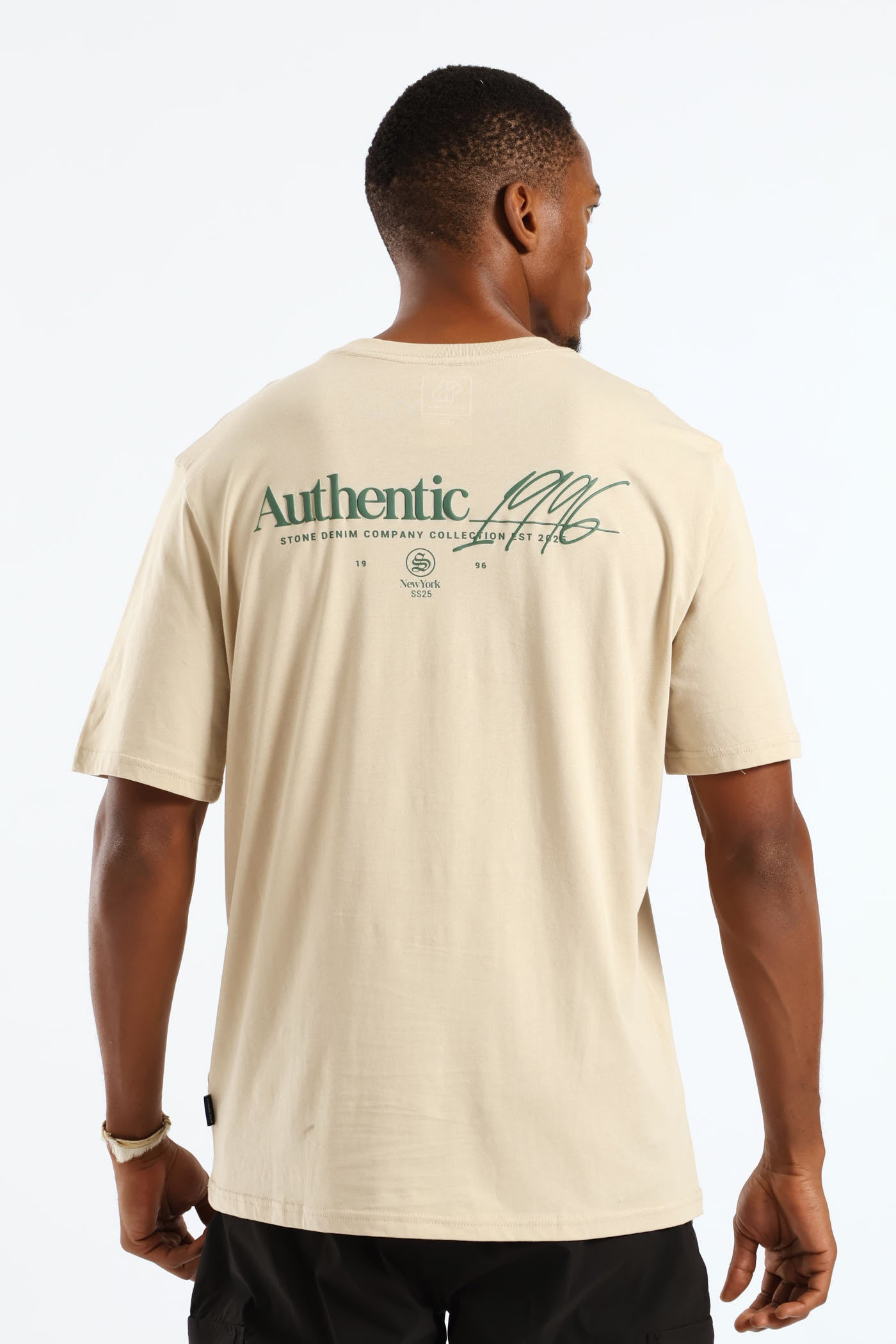 Mens Est. 1996 Front & Back Tee - Stone – Edgars