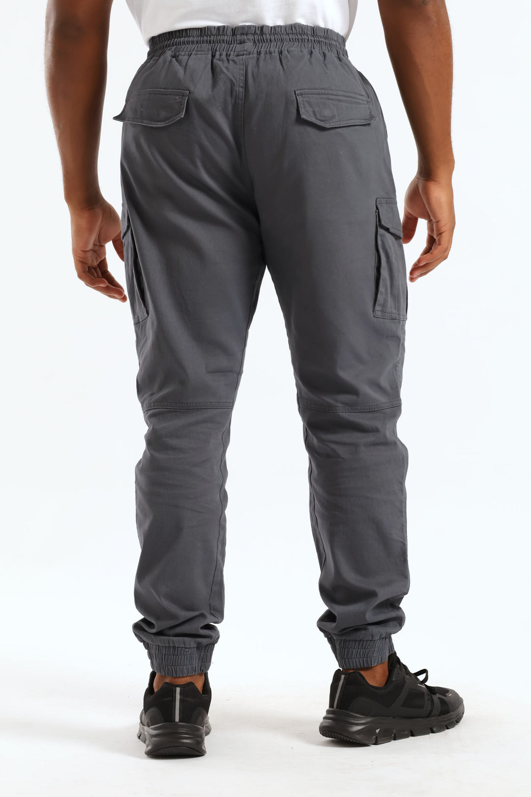 Basic Cargo Pants - Dark Grey