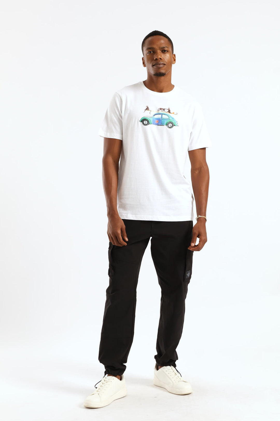 Monkey Bug Tee - White