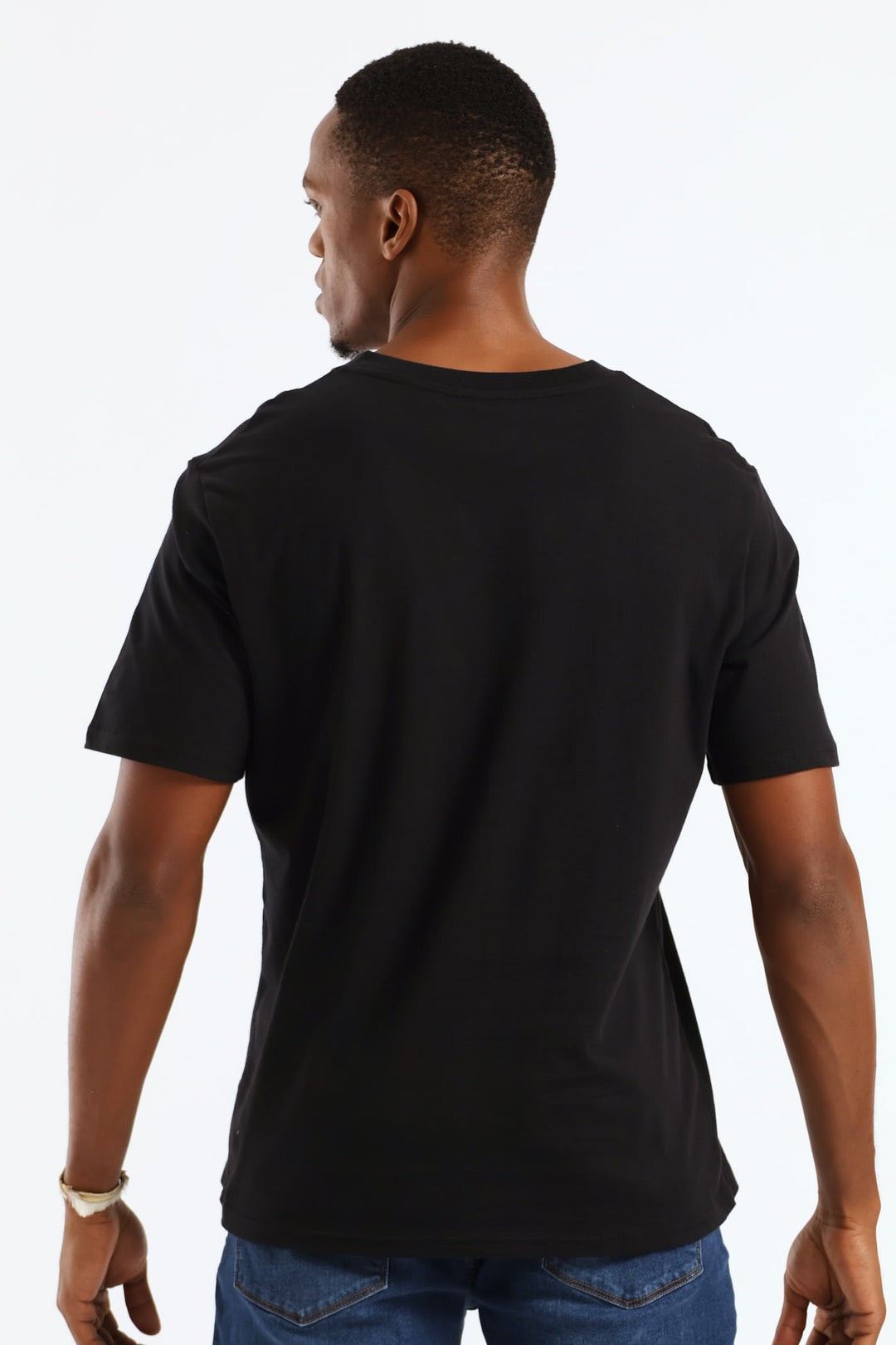 Hd Basic V-Neck T-Shirt - Black