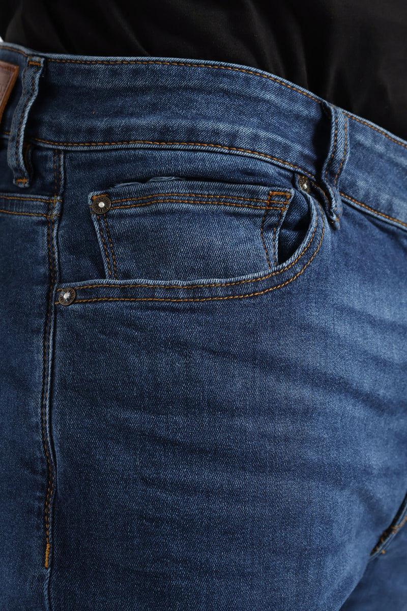 Mark Slim Tapered Jean - Mid Wash