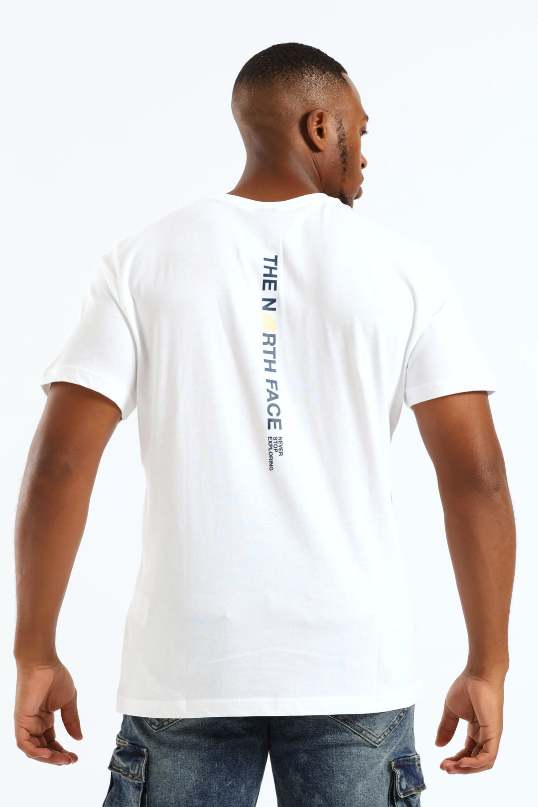 Vertical Logo Tee - White
