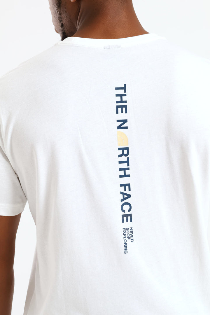 Vertical Logo Tee - White