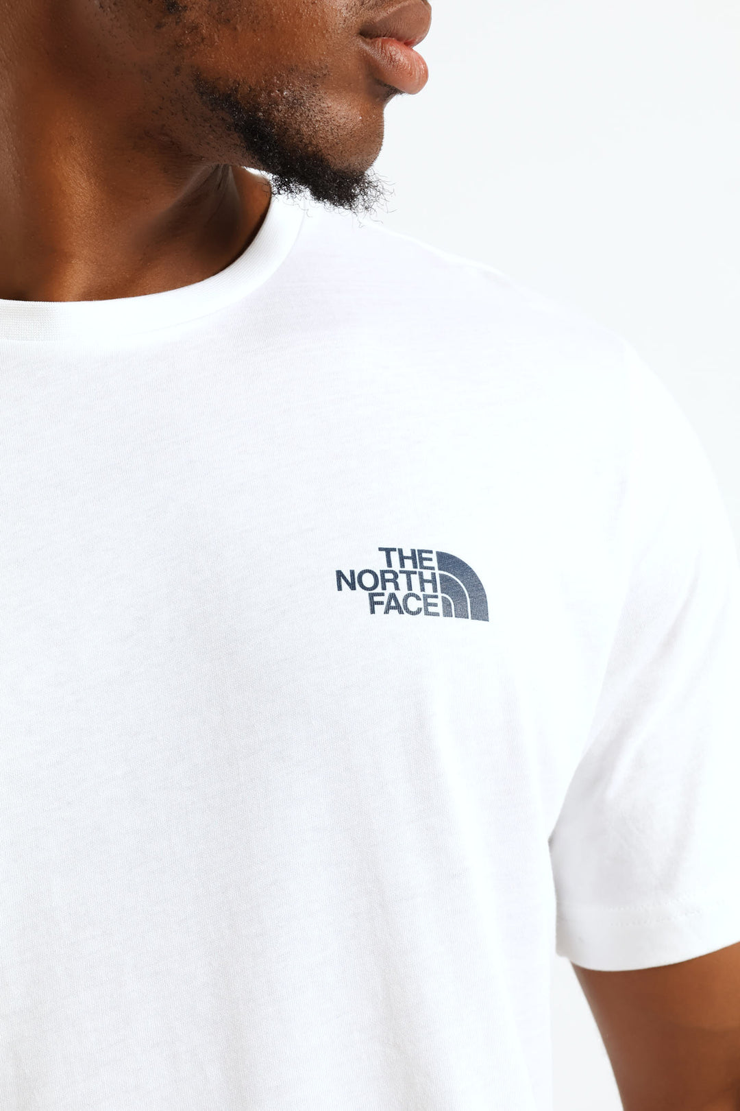 Vertical Logo Tee - White