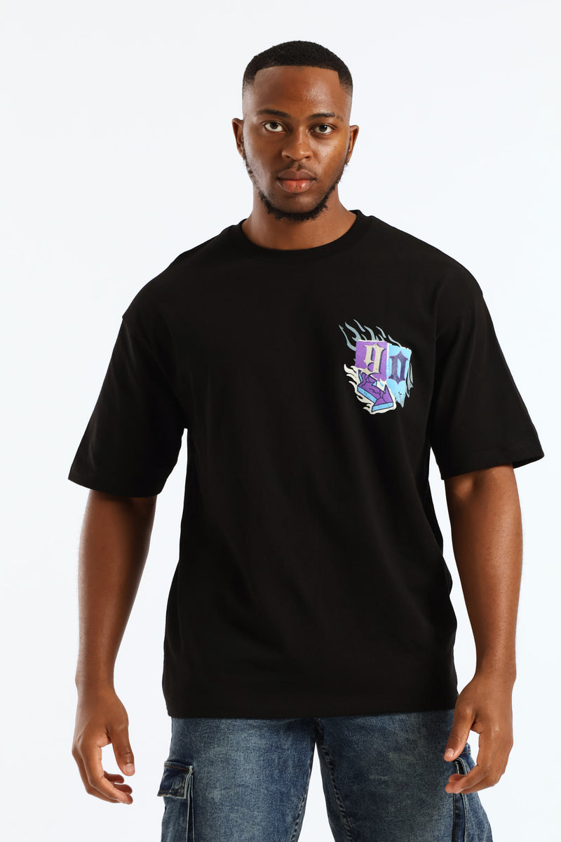 Urban Culture Oversized Tee - Black