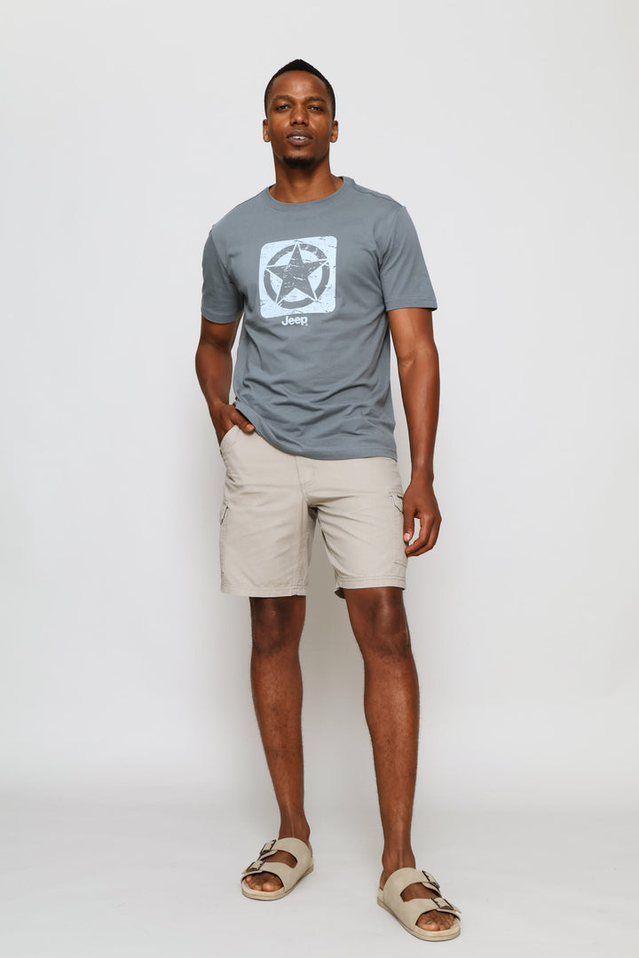 Core Logo Star Tee - Charcoal