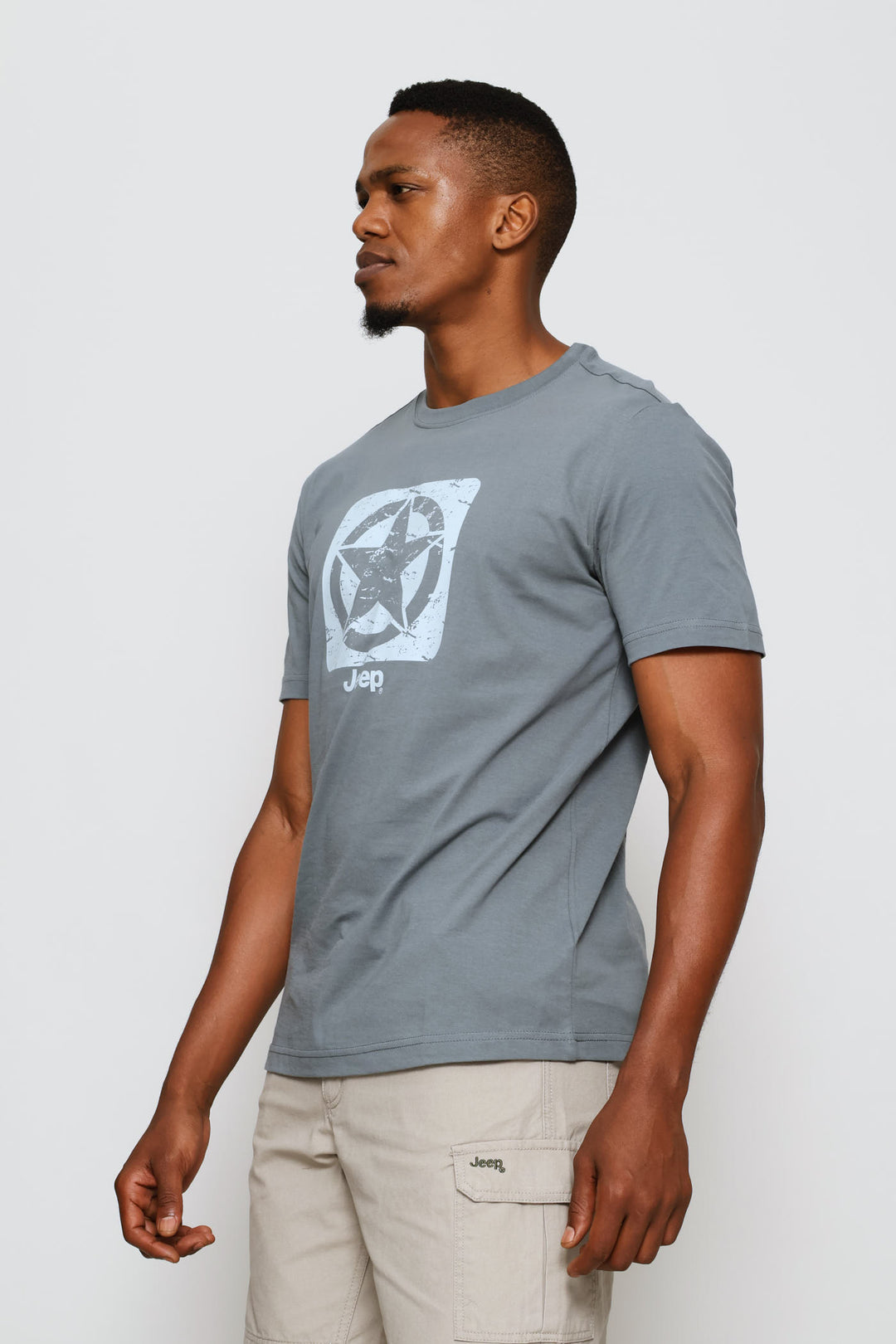 Core Logo Star Tee - Charcoal