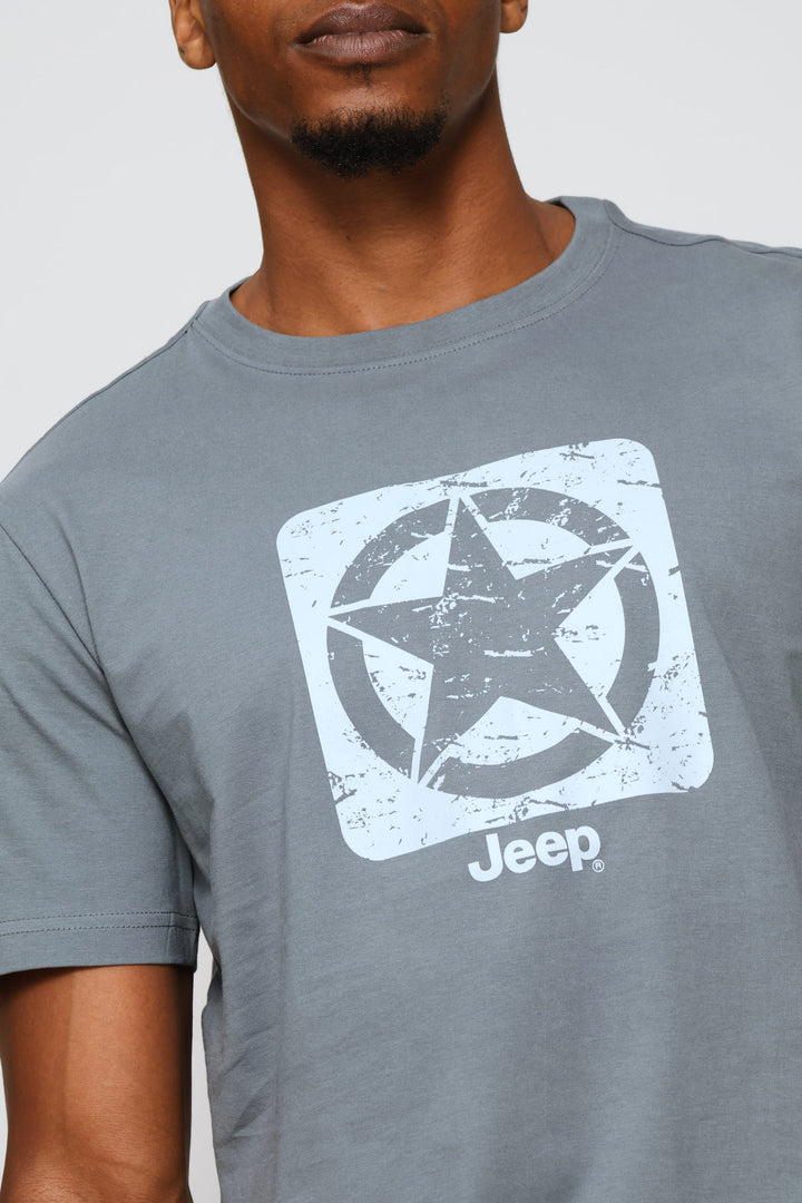 Core Logo Star Tee - Charcoal