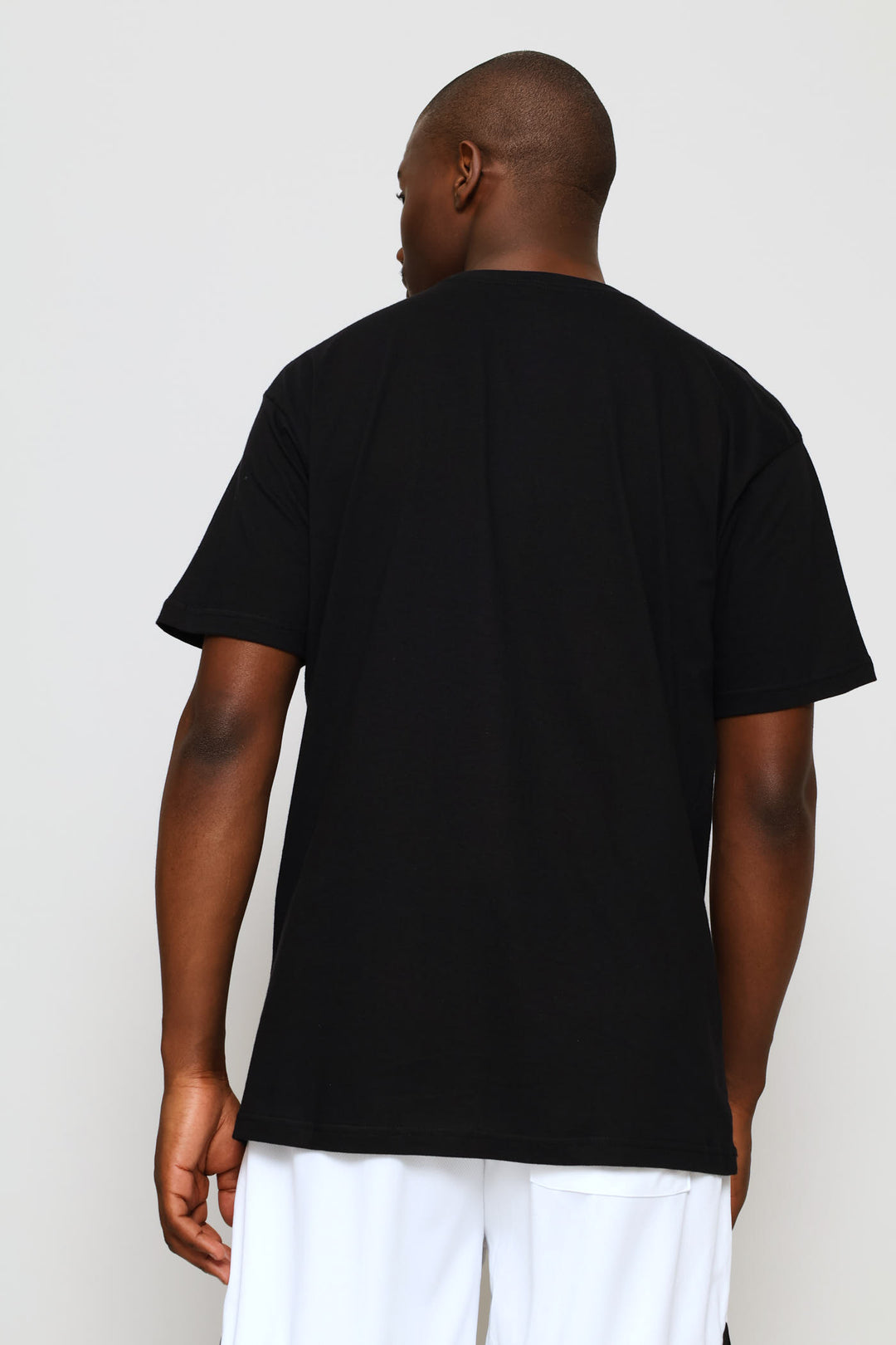 Paint Back Print Tee - Black