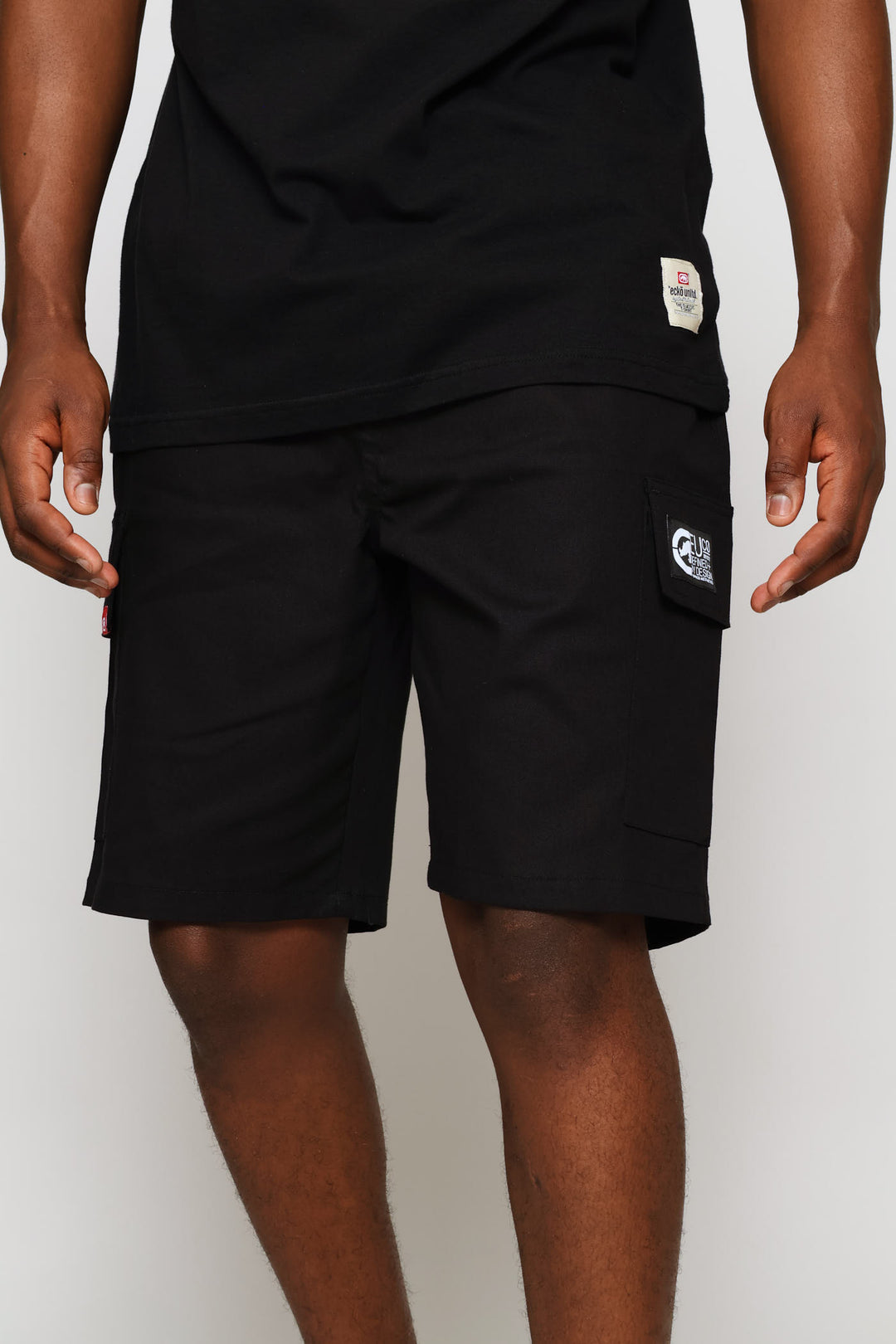 Woven Cargo Short - Black