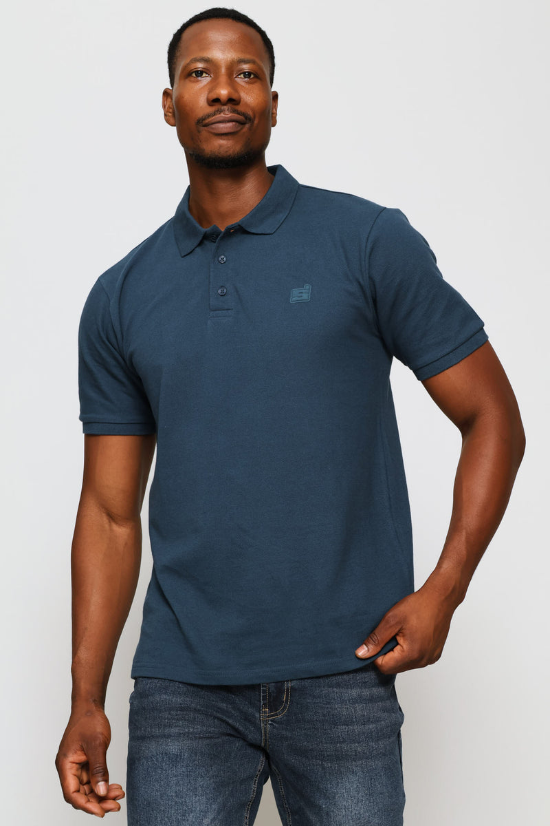 Plain Regular Golfer - Petrol