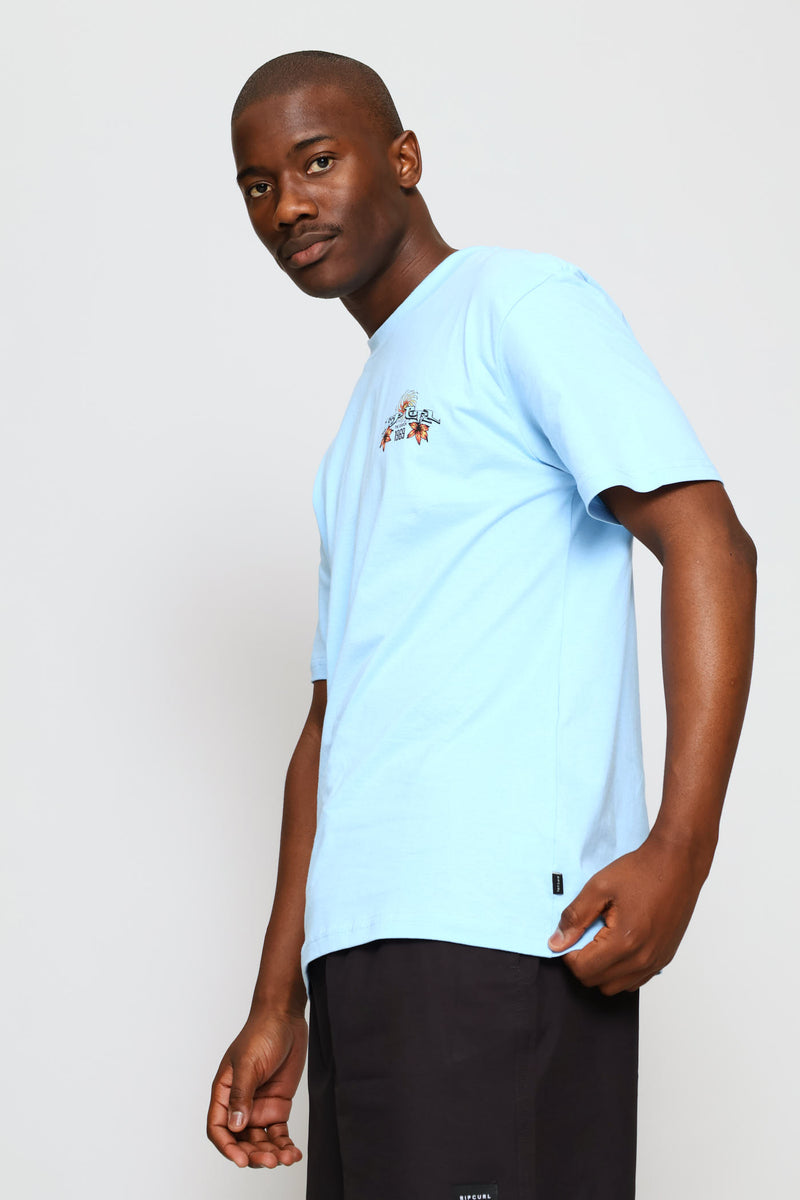 Hazed & Tubed Tee - Blue