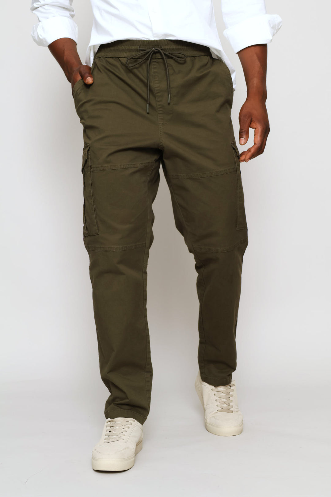 Uncuffed Cargo Jogger - Fatigue