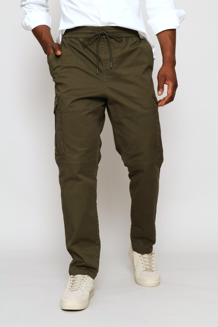 Uncuffed Cargo Jogger - Fatigue