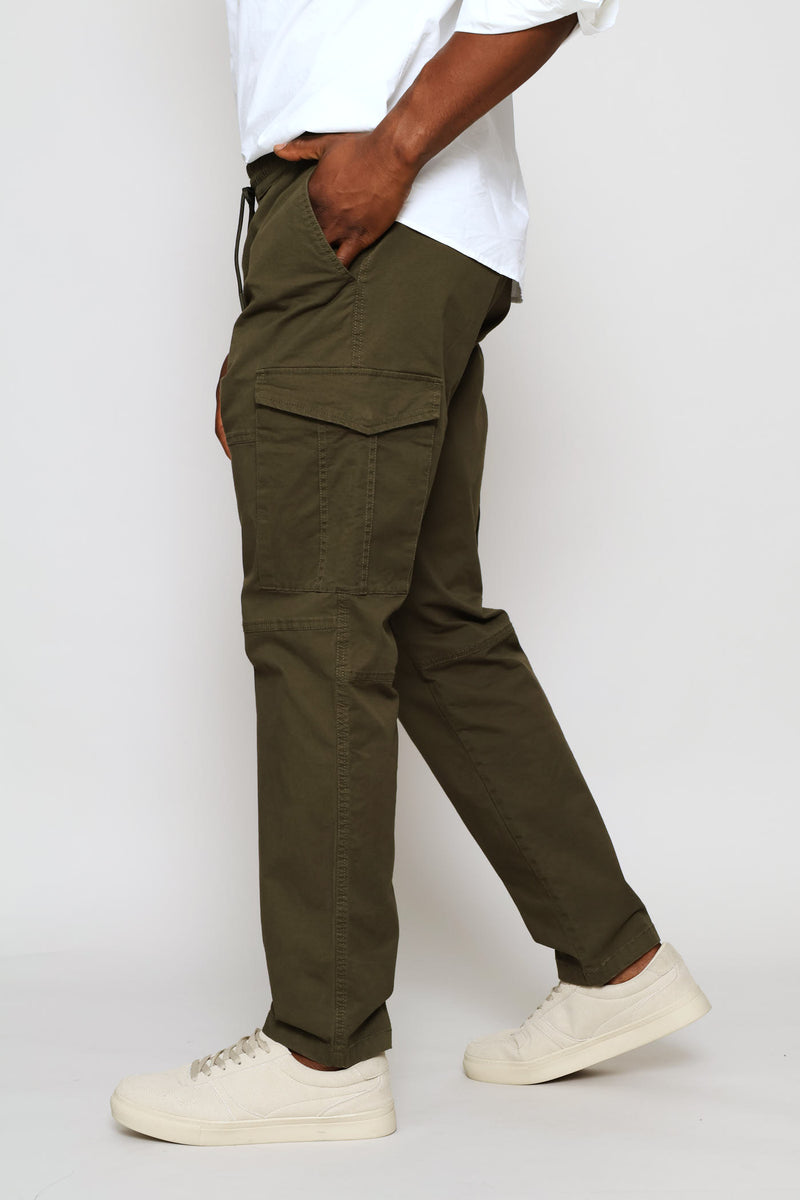Uncuffed Cargo Jogger - Fatigue