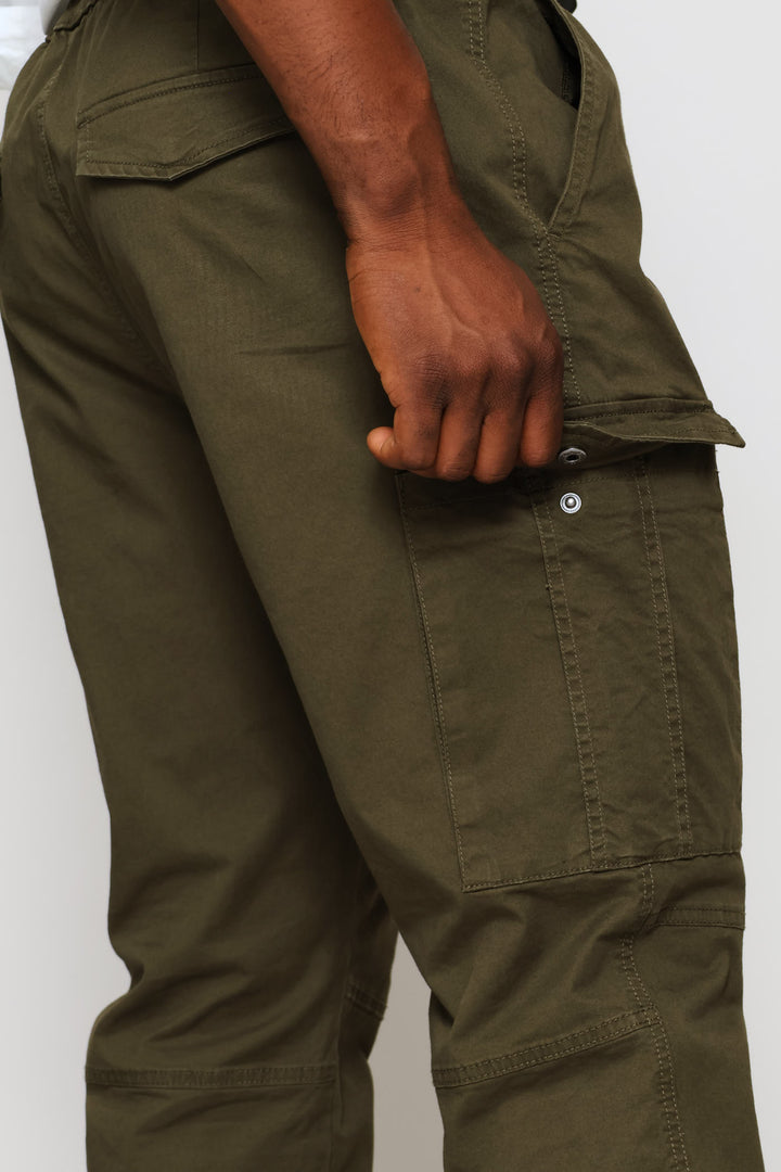 Uncuffed Cargo Jogger - Fatigue