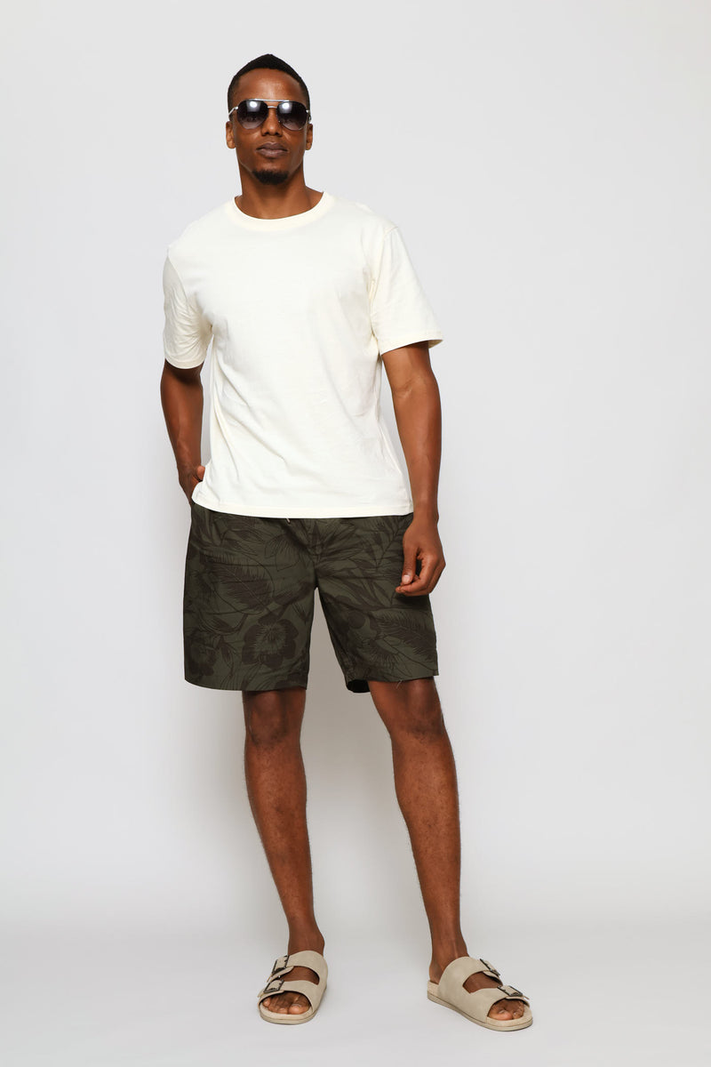 Plain Crew Tee - Ecru