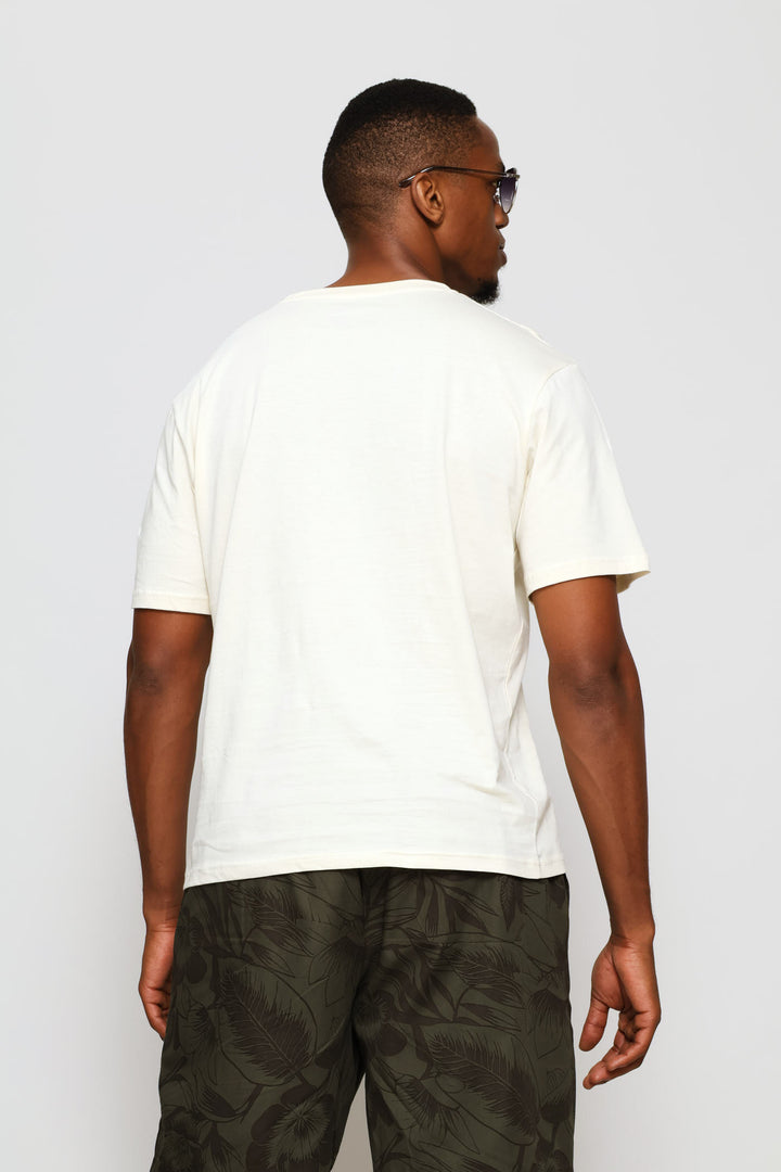 Plain Crew Tee - Ecru