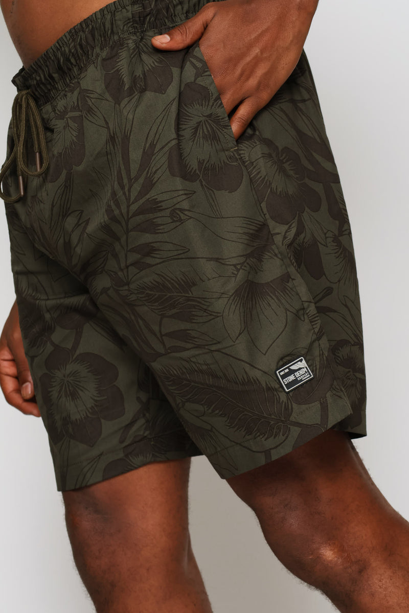 Tropical Swim Short - Fatigue