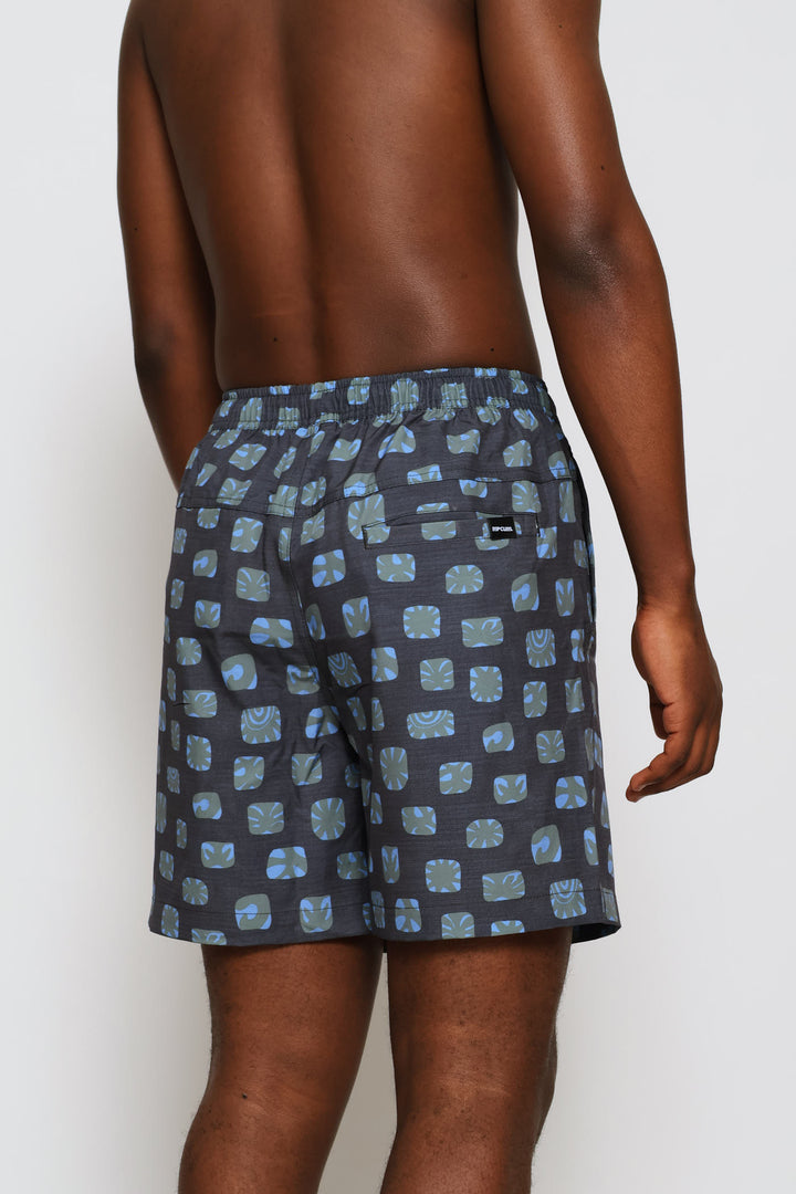 Pacific Rinse Volley Shorts - Navy