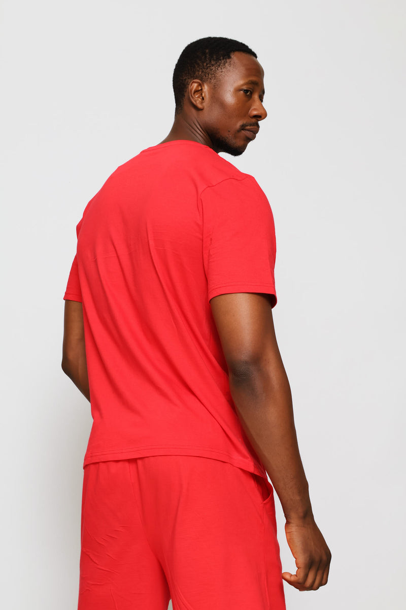 Santa Suit Christmas Tee - Red